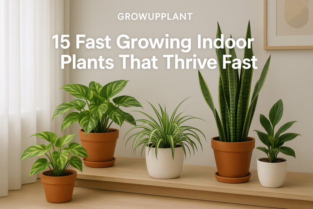 15 Fast-Growing Indoor Plants That Thrive in No Time: The Ultimate Guide for Home Gardeners